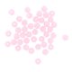 Crystal faceted round beads pink solid